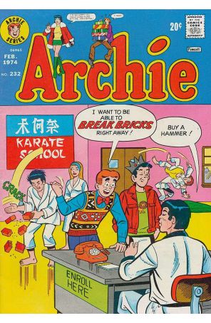 Archie 232 published by Archie with cover art by Dan DeCarlo