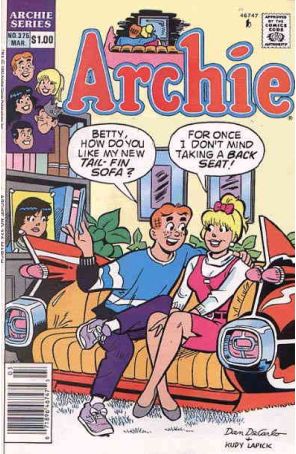 Archie 375 (Newsstand) published by Archie with cover art by Dan DeCarlo