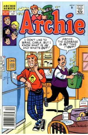 Archie 383 (Newsstand) published by Archie with cover art by Dan DeCarlo