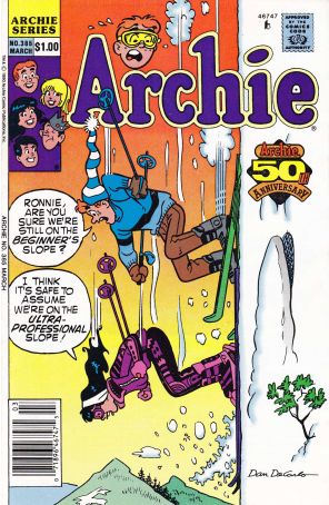Archie 385 (Newsstand) published by Archie with cover art by Dan DeCarlo
