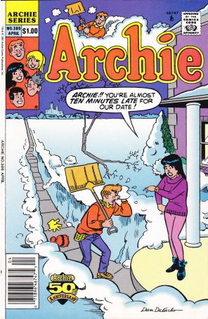 Archie 386 (Newsstand) published by Archie with cover art by Dan DeCarlo