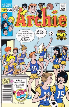 Archie 388 (Newsstand) published by Archie with cover art by Dan DeCarlo