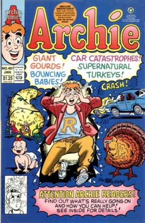 Archie 407 published by Archie with cover art by Stan Goldberg