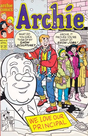 Archie 410 published by Archie with cover art by Stan Goldberg