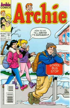 Archie 505 published by Archie with cover art by Stan Goldberg