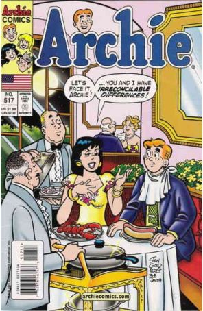 Archie 517 published by Archie with cover art by Stan Goldberg