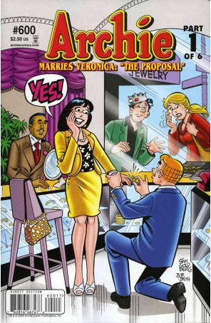 Archie 600 published by Archie with cover art by Stan Goldberg