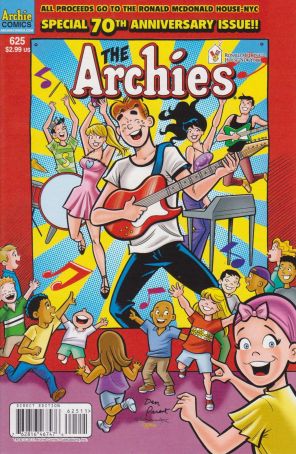 Archie 625 published by Archie with cover art by Dan Parent