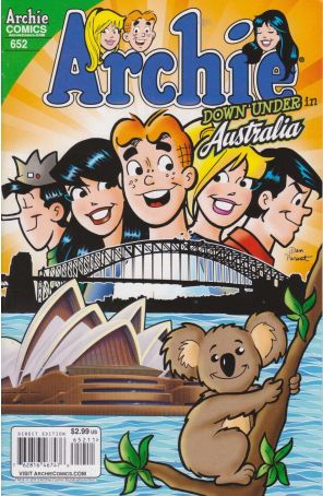 Archie 652 published by Archie with cover art by Dan Parent