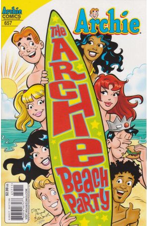 Archie 657 published by Archie with cover art by Dan Parent