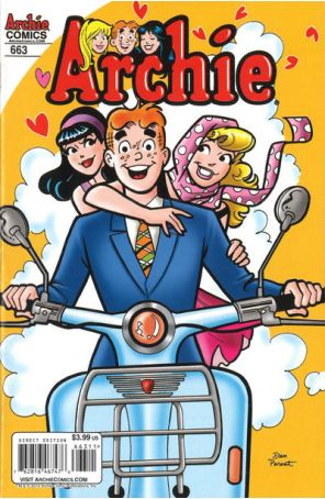 Archie 663 published by Archie with cover art by Dan Parent