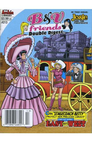 B And V Friends Double Digest 213 (Newsstand) published by Archie