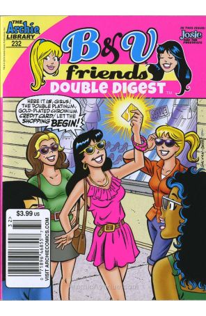 B And V Friends Double Digest 232 (Newsstand) published by Archie with cover art by Tito Pena