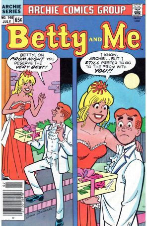Betty And Me 146 published by Archie with cover art by Dan DeCarlo