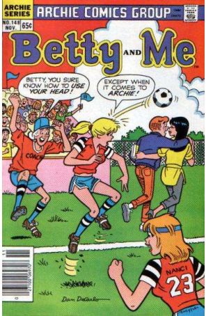 Betty And Me 148 published by Archie with cover art by Dan DeCarlo