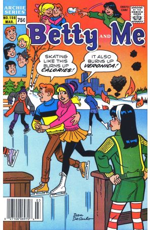 Betty And Me 156 published by Archie with cover art by Dan DeCarlo