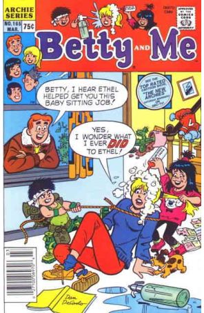 Betty And Me 165 published by Archie with cover art by Dan DeCarlo