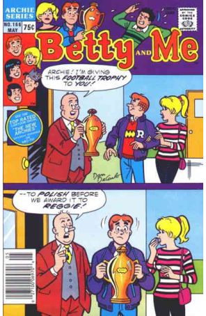 Betty And Me 166 published by Archie with cover art by Dan DeCarlo