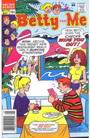 Betty And Me 174 (Newsstand) published by Archie with cover art by Dan DeCarlo