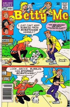 Betty And Me 176 (Newsstand) published by Archie with cover art by Dan DeCarlo