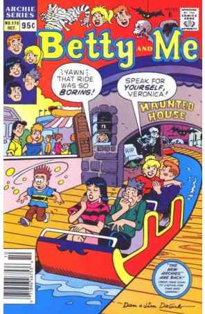 Betty And Me 179 (Newsstand) published by Archie with cover art by Dan DeCarlo