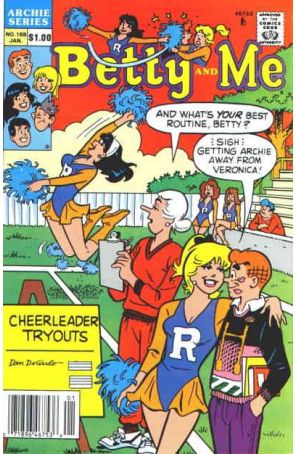 Betty And Me 188 (Newsstand) published by Archie with cover art by Dan DeCarlo