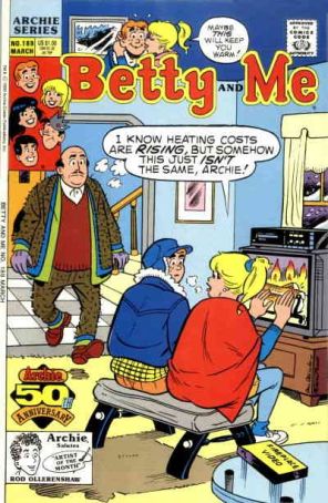 Betty And Me 189 published by Archie with cover art by Rex Lindsey