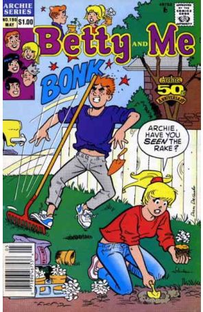 Betty And Me 190 (Newsstand) published by Archie with cover art by Dan DeCarlo