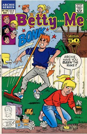 Betty And Me 190 published by Archie with cover art by Dan DeCarlo