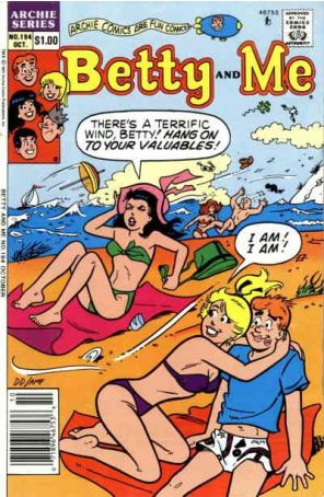 Betty And Me 194 (Newsstand) published by Archie with cover art by Dan Decarlo