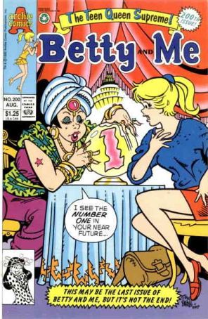 Betty And Me 200 published by Archie with cover art by Stan Goldberg