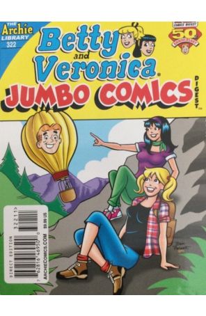 Betty and Veronica (Jumbo Comics) Double Digest 322 published by Archie with cover art by Dan Parent
