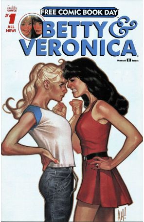 Betty and Veronica (Vol. 3) FCBD 1 published by Archie with cover art by Adam Hughes