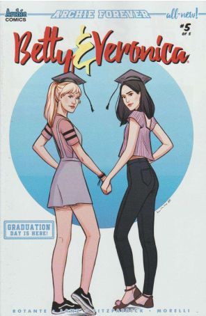 Betty and Veronica (Vol. 4) 5A published by Archie with cover art by Sandra Lanz