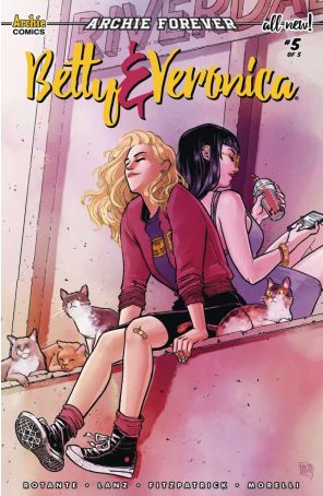 Betty and Veronica (Vol. 4) 5B published by Archie with cover art by Sanya Anwar