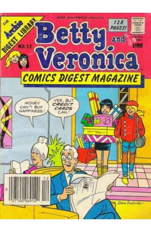 Betty and Veronica Comics Digest 12 published by Archie with cover art by Dan DeCarlo