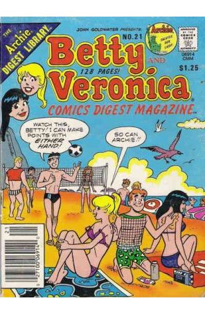 Betty and Veronica Comics Digest 21 published by Archie with cover art by Dan DeCarlo