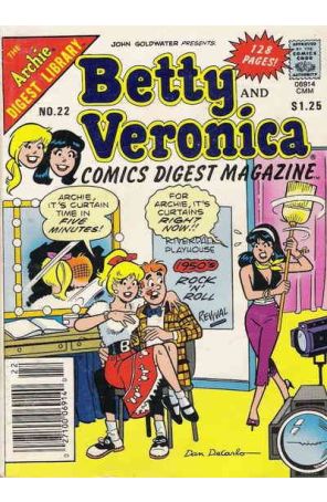 Betty and Veronica Comics Digest 22 published by Archie with cover art by Dan DeCarlo