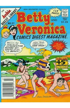 Betty and Veronica Comics Digest 27 published by Archie with cover art by Dan DeCarlo
