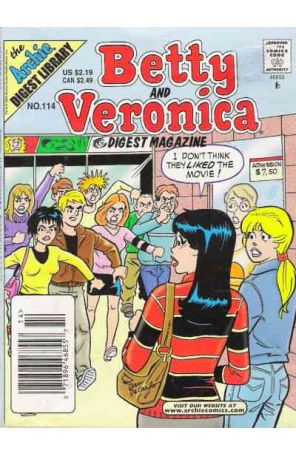 Betty and Veronica Digest Magazine 114 (Newsstand) published by Archie
