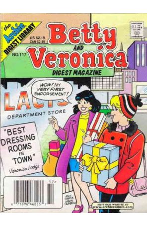 Betty and Veronica Digest Magazine 117 (Newsstand) published by Archie