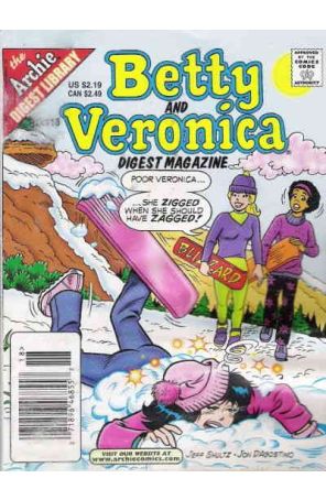 Betty and Veronica Digest Magazine 118 (Newsstand) published by Archie with cover art by Jeff Shultz