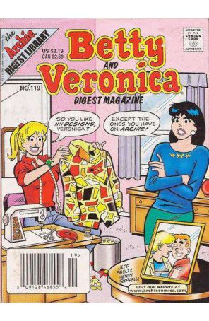 Betty and Veronica Digest Magazine 119 (Newsstand) published by Archie