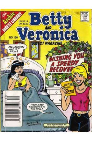 Betty and Veronica Digest Magazine 120 (Newsstand) published by Archie