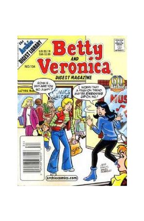 Betty and Veronica Digest Magazine 134 (Newsstand) published by Archie