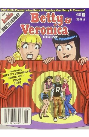Betty and Veronica Digest Magazine 185 (Newsstand) published by Archie with cover art by Jeff Schultz
