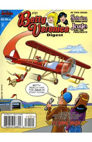 Betty and Veronica Digest Magazine 191 published by Archie with cover art by Bob Bolling