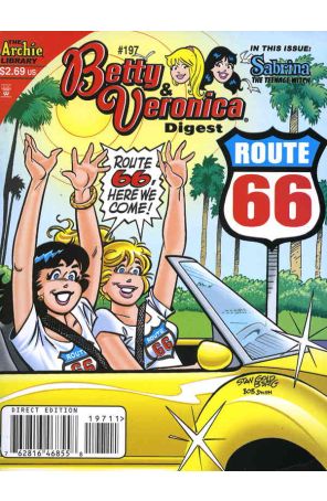 Betty and Veronica Digest Magazine 197 published by Archie with cover art by Stan Goldberg