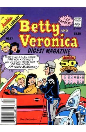 Betty and Veronica Digest Magazine 47 (Newsstand) published by Archie