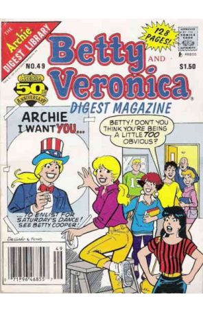 Betty and Veronica Digest Magazine 49 (Newsstand) published by Archie